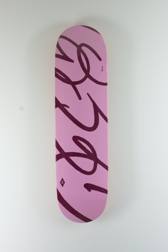 Grind Supply Co - ’dub’ Team Series Skateboard Deck Pink Burgundy 8.50 x 14.3 32.125 Decks Fast Shipping Online Shop