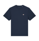 French navy / xxs grind supply company - diamond logo mid weight tee - production test