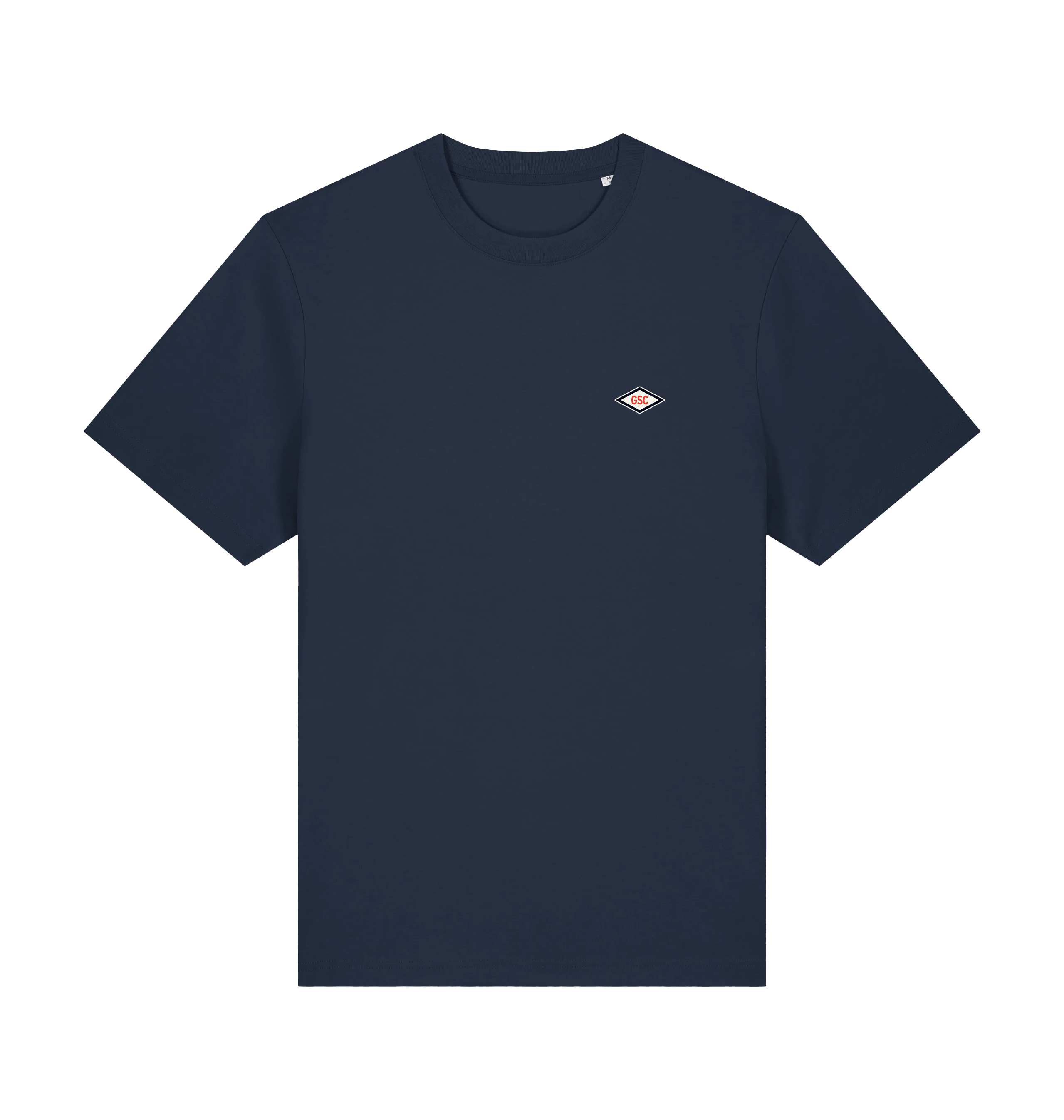 French navy / xxs grind supply company - diamond logo mid weight tee - production test
