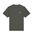 Khaki / xxs grind supply company - diamond logo mid weight tee - production test