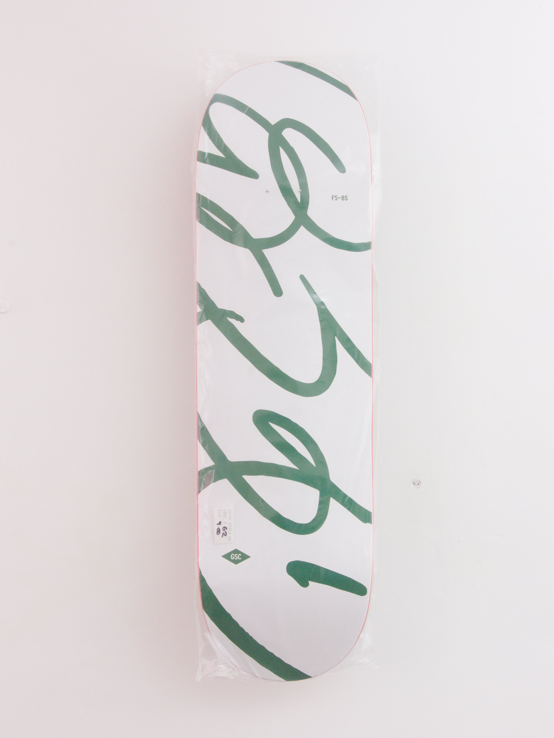 White khaki grind supply company - dub logo resin 7 deck - 9.00 x 32.1