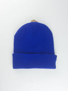 Grind supply co - diamond logo hand finished cuffed beanie - royal blue / white