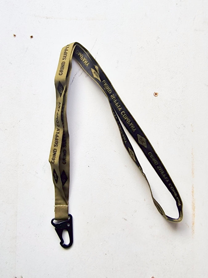 Grind supply co - gangyards - red & white shop made lanyards