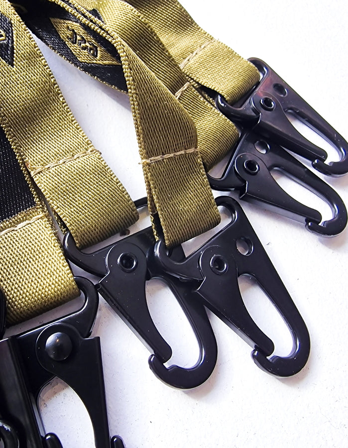 Grind supply co - gangyards - red & white shop made lanyards
