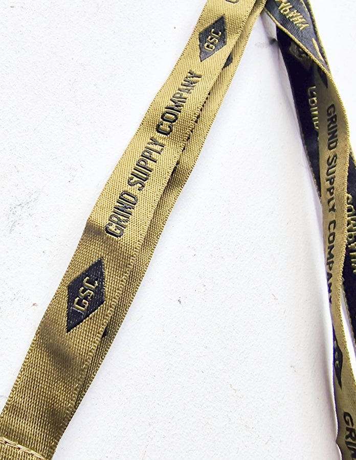 Grind supply co - gangyards - red & white shop made lanyards