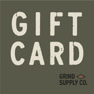 Grind supply co gift cards card text