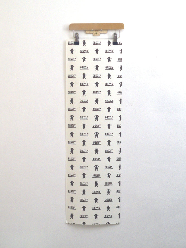 Grizzly - clear - cut out - 10’’ - grip tape sheet tape grind supply company uk