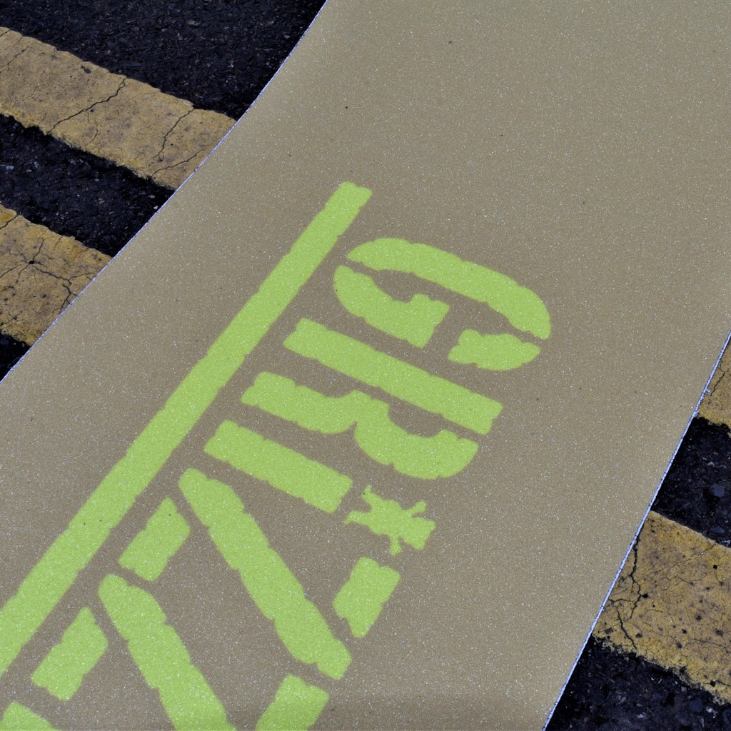 Grizzly - Sand/yellow - 9’’ - Grip Tape Sheet Hardware Fast Shipping - Grind Supply Co - Online Skateboard Shop