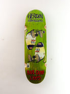 Heroin skateboards - ’bail gun gary 4’ egg shaped skateboard deck - 9.75 x 32.50 14.1