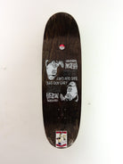 Heroin skateboards - ’bail gun gary 4’ egg shaped skateboard deck - 9.75 x 32.50 14.1