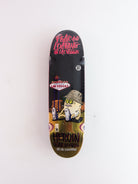 Heroin skateboards - ’fear & loathing in las veggas’ egg shaped skateboard deck - 9.00 x 32.00 14.1 black / gold foil