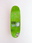 Heroin skateboards - ’fried boy’ skateboard deck - 10.40 x 32.25 14.25 orange