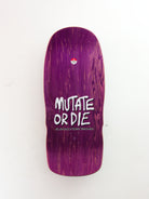 Heroin skateboards - ’mutator’ extra wide boi skateboard deck - 13’’ behemoth shape purple skateboard deck