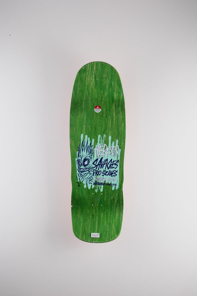 Heroin Skateboards - Savages Series Dead Dave Pro Skateboard Deck 10.1 Decks Fast Shipping Grind Supply Co Online Shop