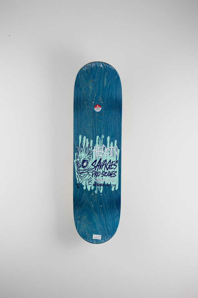 Heroin Skateboards - Savages Series - Tom Day Pro Skateboard Deck - 8.75 Decks Fast Shipping - Grind Supply Co - Online Shop