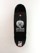 Heroin skateboards - ’shelloween 2’ egg shaped skateboard deck - 10.1 x 32.00 14.25 black