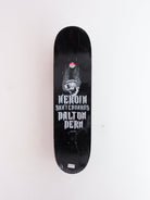Heroin skatebords - ’hurricane’ dalton dern pro skateboard deck - 8.50 black dipped