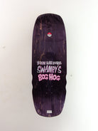 Heroinskateboards - ’swampy’s boss hog’ skateboard deck - 10.75 x 31.00 15.25/16.00 black / purple