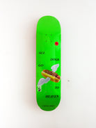 Jacuzzi unlimited - ’hot dog heaven’ caswell berry pro skateboard deck - 8.25 green