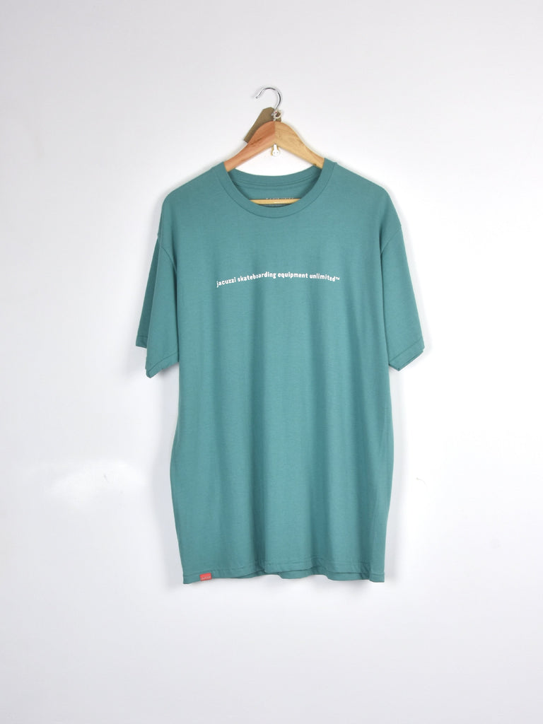 Jacuzzi unlimted - unlimited tee shirt - soft teal t grind supply company uk