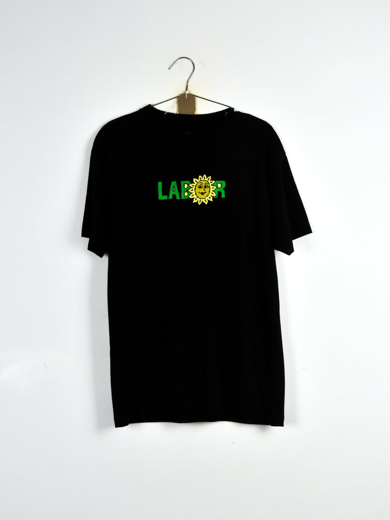 M labor - sunflower tee shirt - black - medium last t grind supply company uk