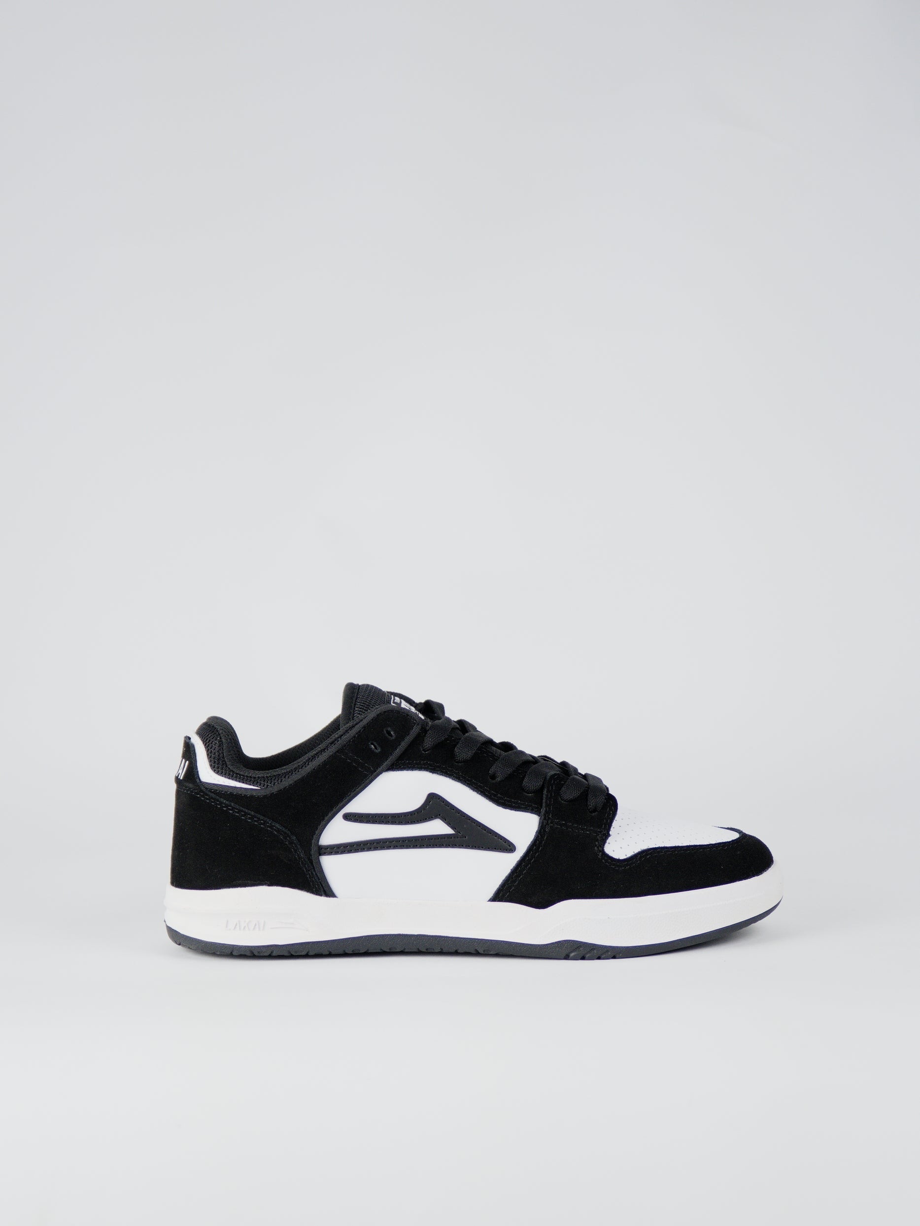 Lakai - telford low skate shoe - black white