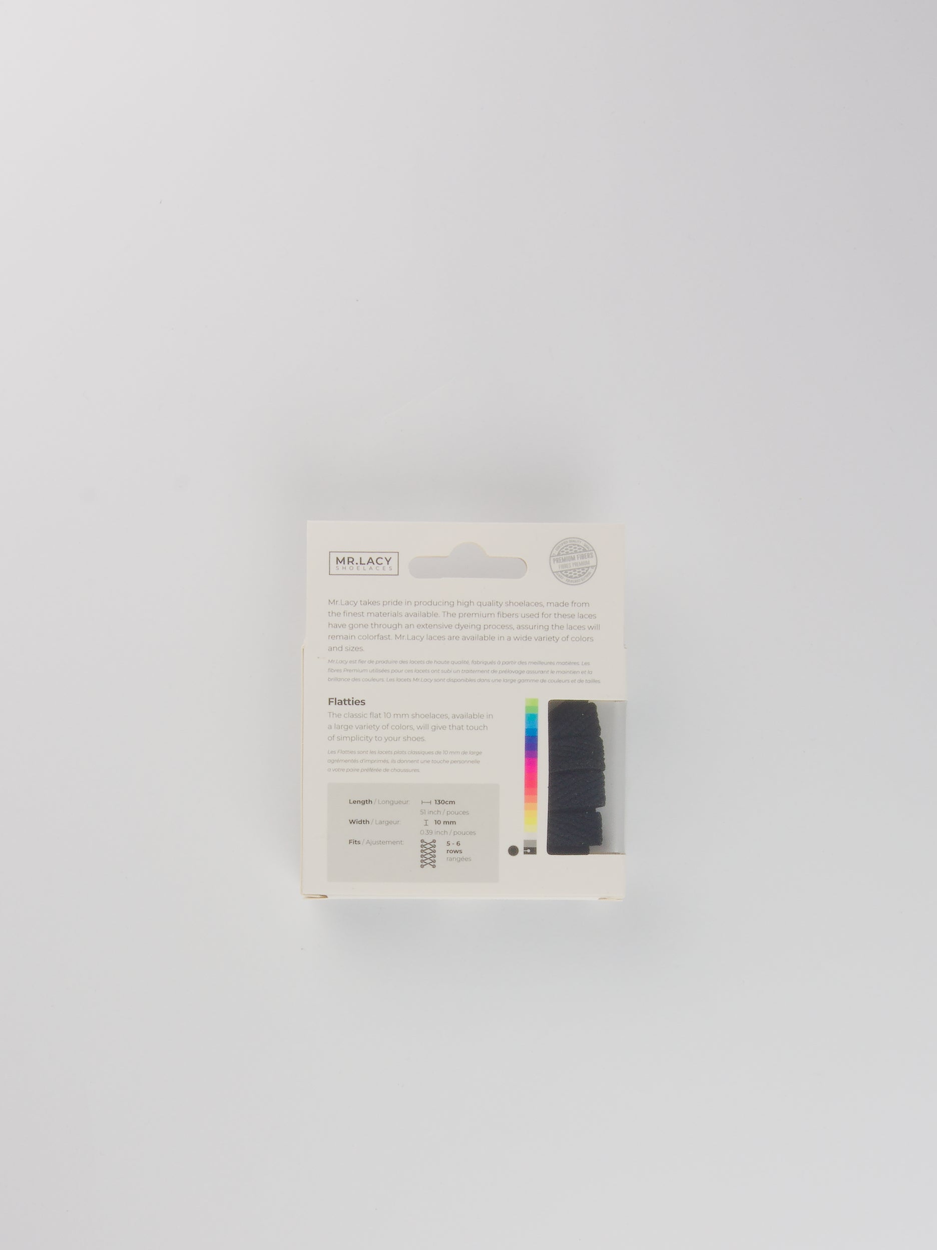 Mr lacy - flatties - black 130cm