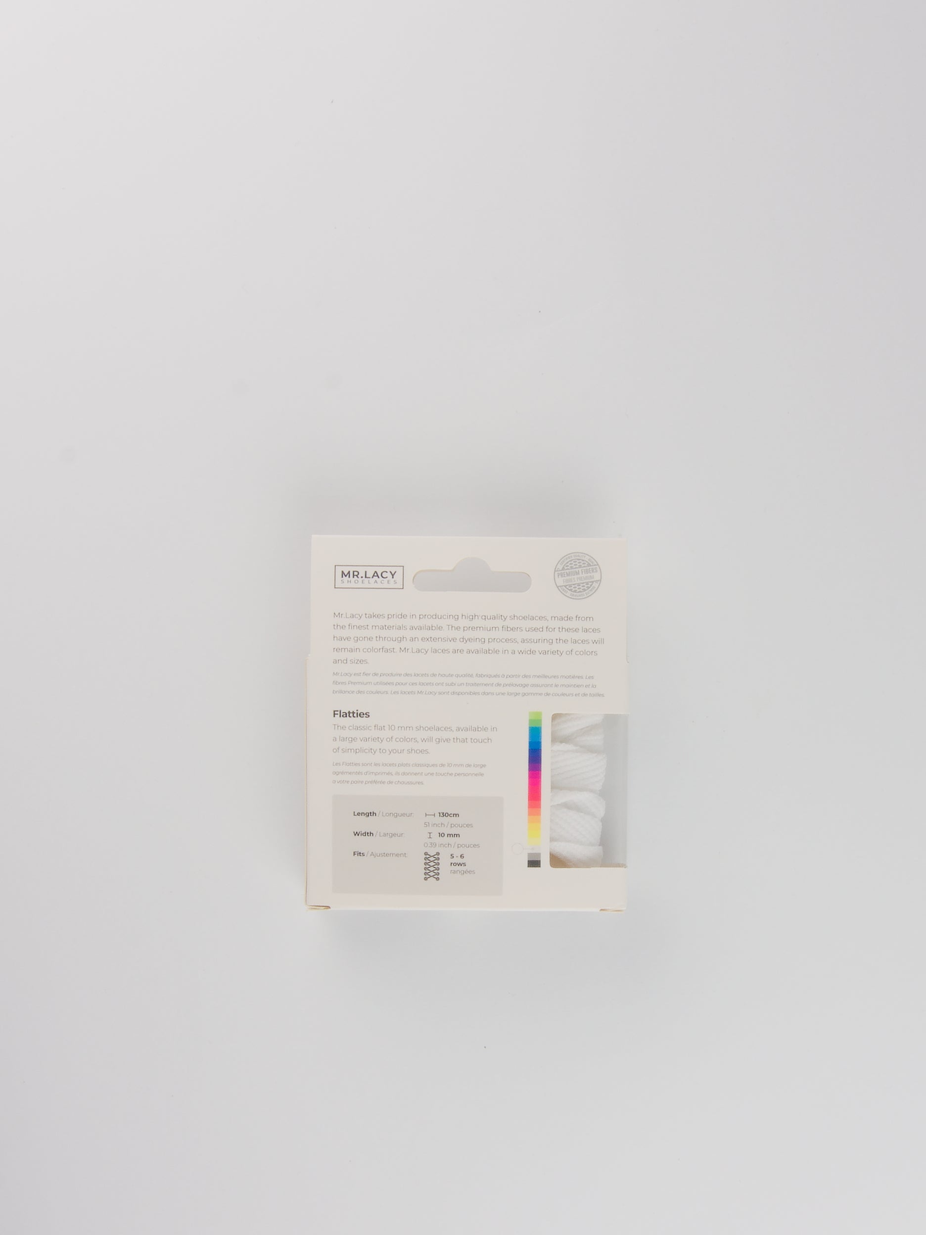 Mr lacy - flatties - white - 130cm