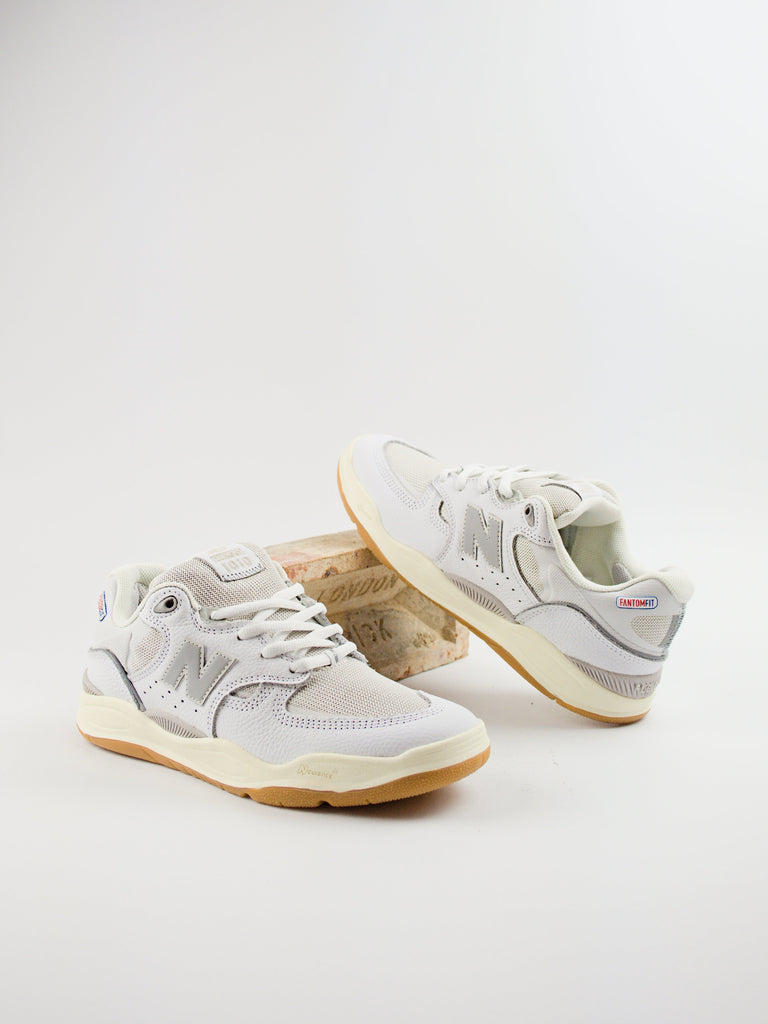New balance - 1010 tiago lemos - pro skate shoe white / gum footwear grind supply company uk