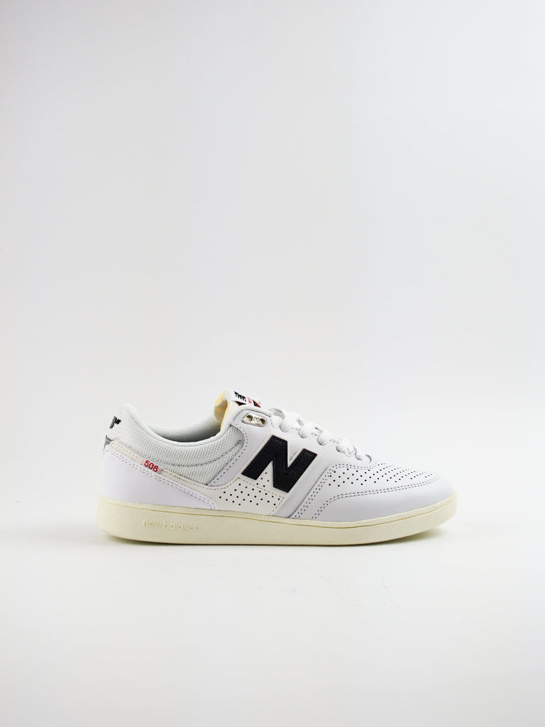 New balance -508 brandon westgate - white / black - pro skate shoe footwear grind supply company uk