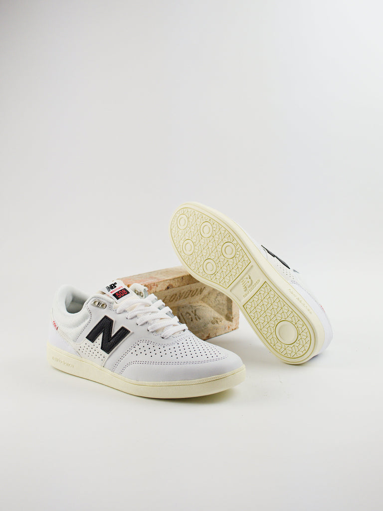 New balance -508 brandon westgate - white / black - pro skate shoe footwear grind supply company uk