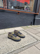 New balance numeric - 417 mid frankie villani’s - dark moss / black pro skate shoe