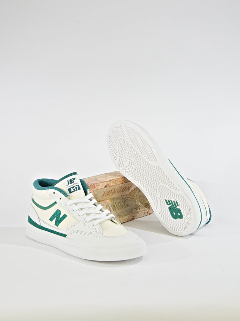 New Balance Numeric - 417 Rup - White / Vitage Teal - Frankie Villani Pro Skate Shoe Footwear Fast Shipping