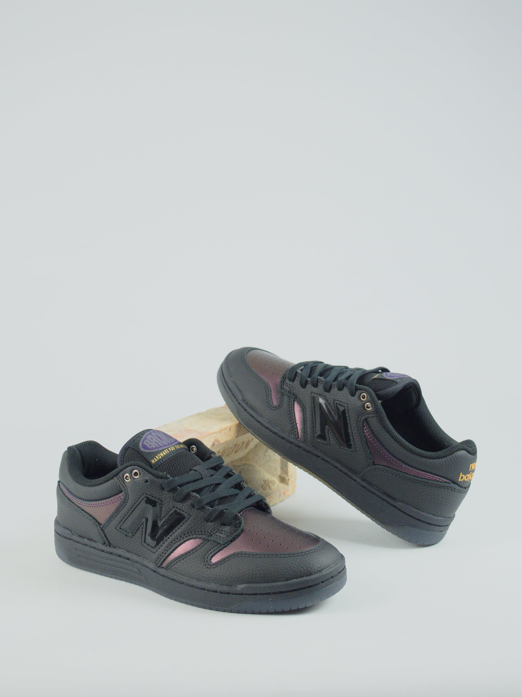 New balance numeric - 480 - bronze24k x nb - black/ purple