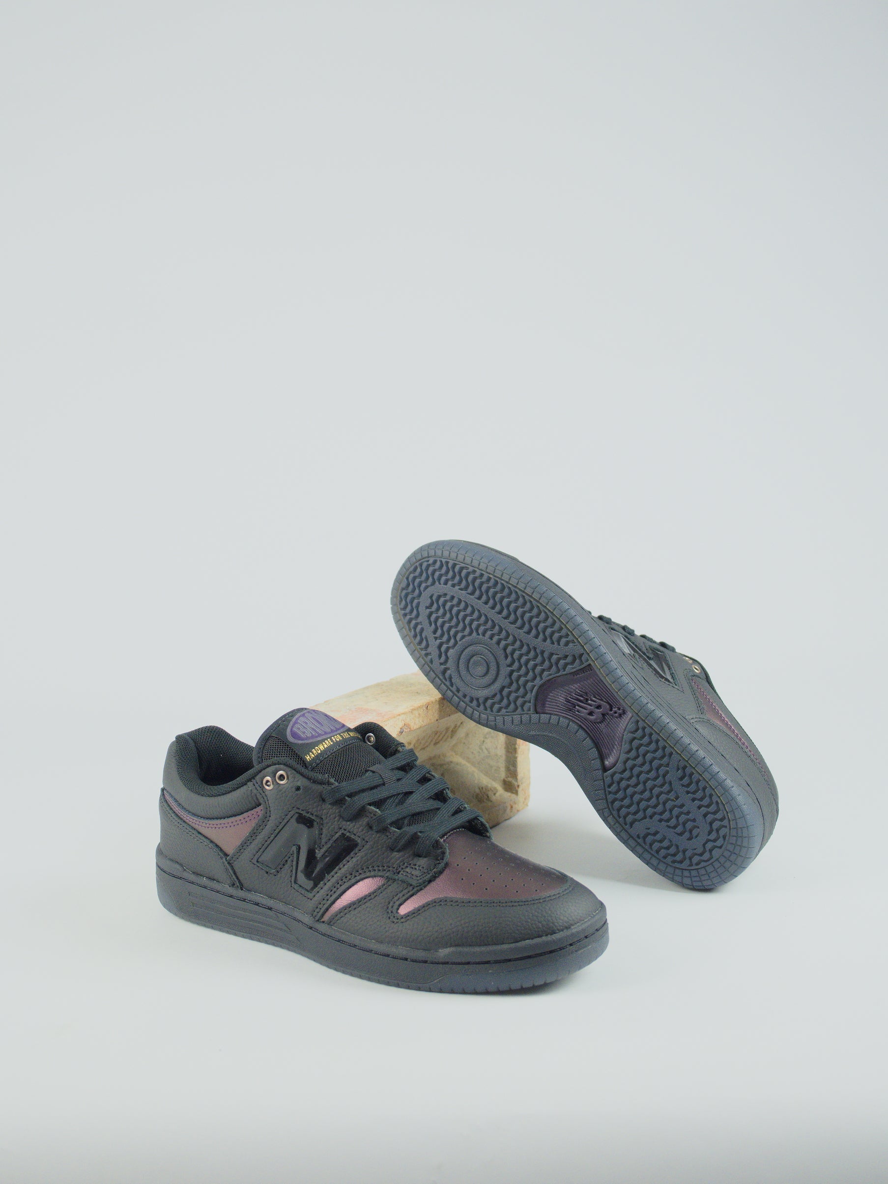 New balance numeric - 480 - bronze24k x nb - black/ purple