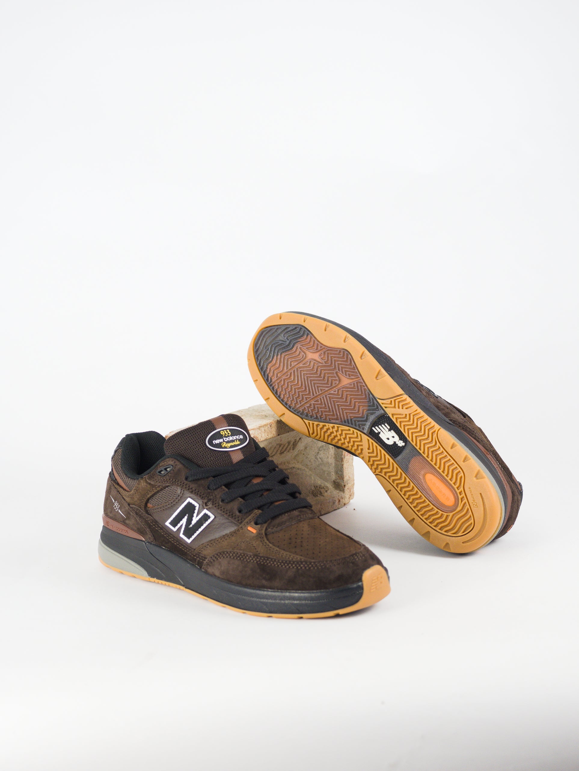 New balance numeric - 933 andrew reynolds - brown black