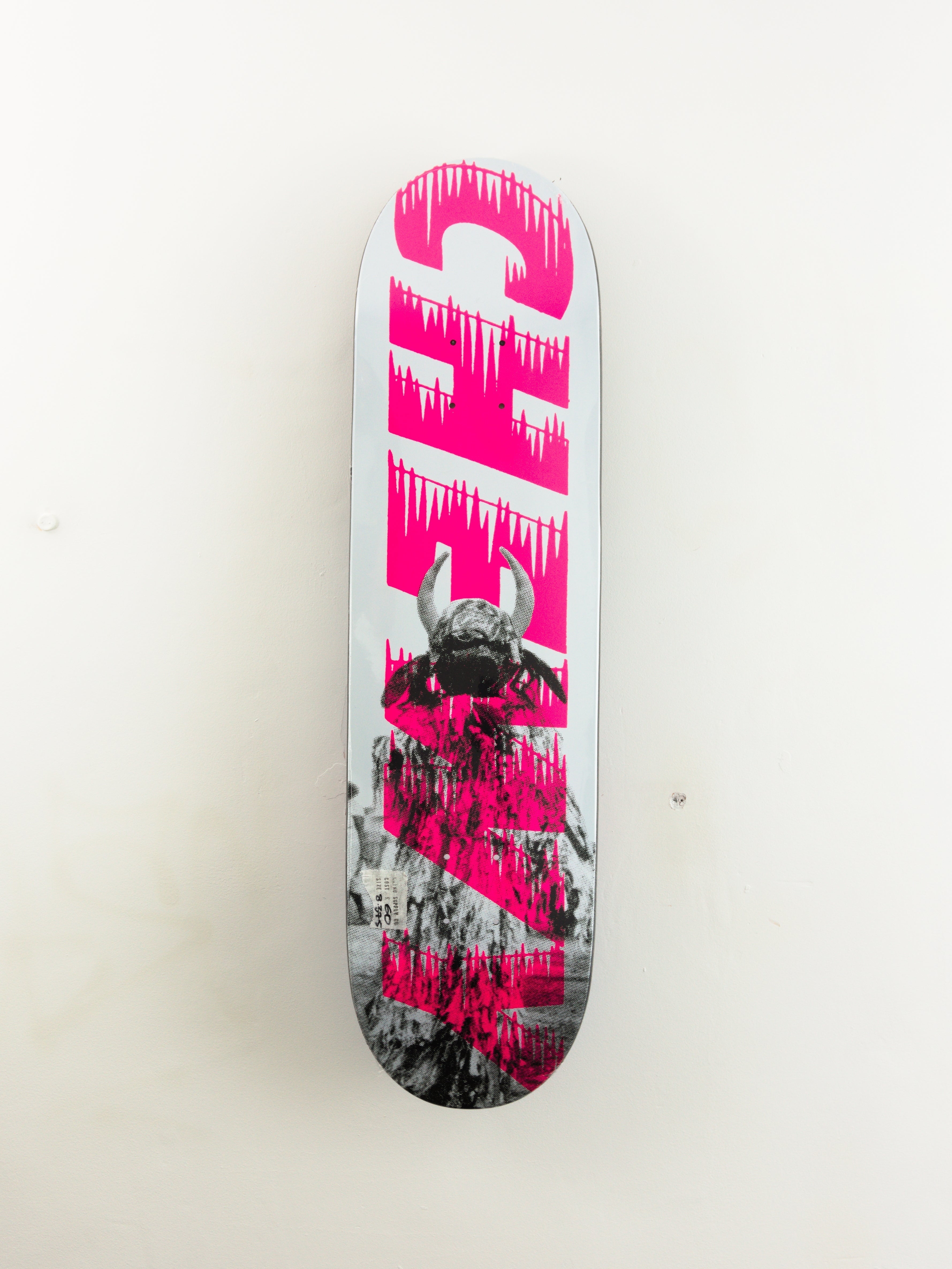 Palace chewwy cannon pro s37 skateboard deck 8.375 pink gray skateboard