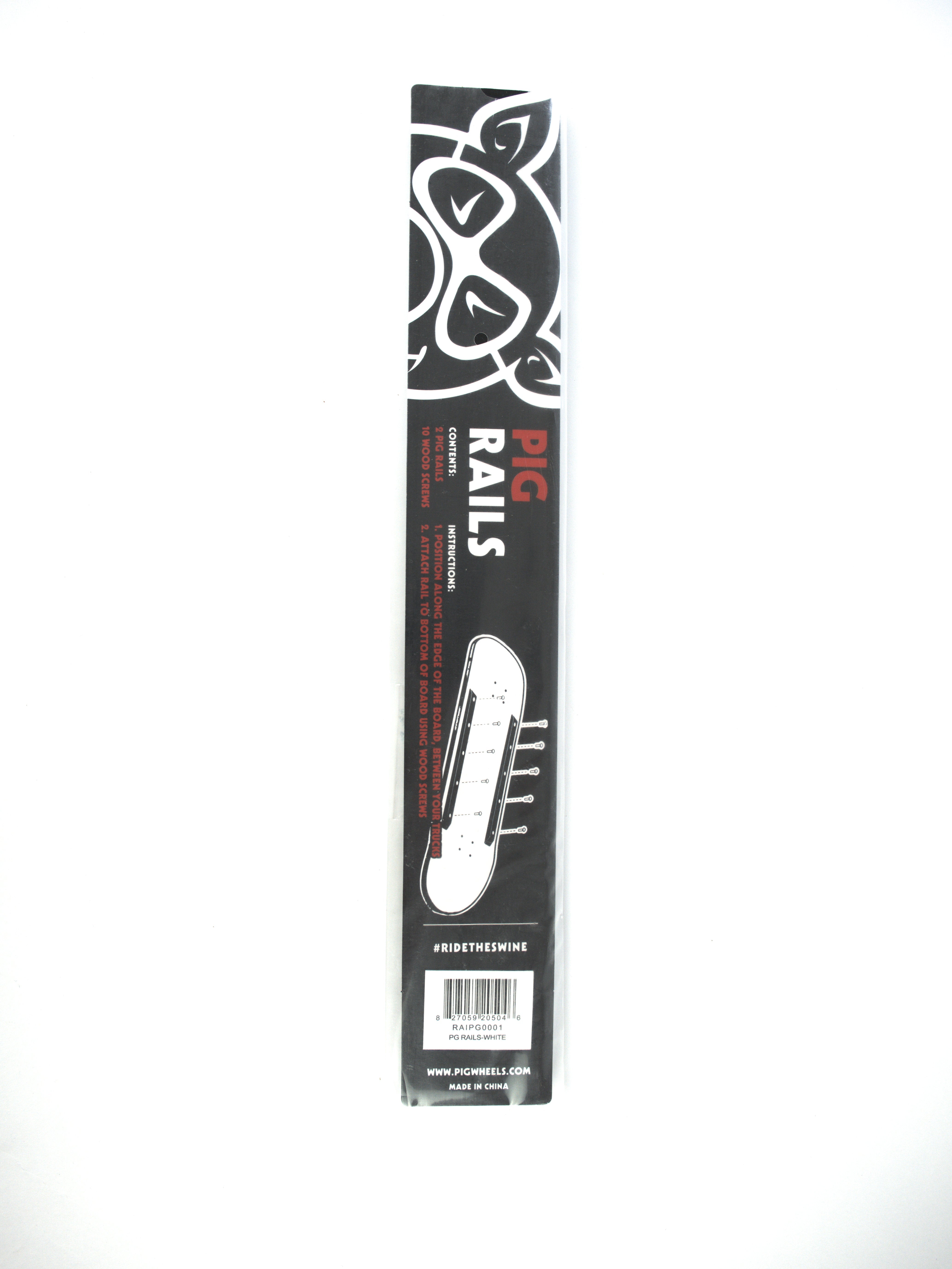 Pig wheels rails white