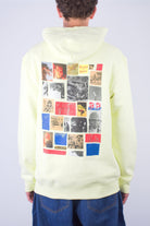 Poetic collective - blaze of noon hoodie - heavyweight organic cotton - lemon yellow pale yellow hoodie