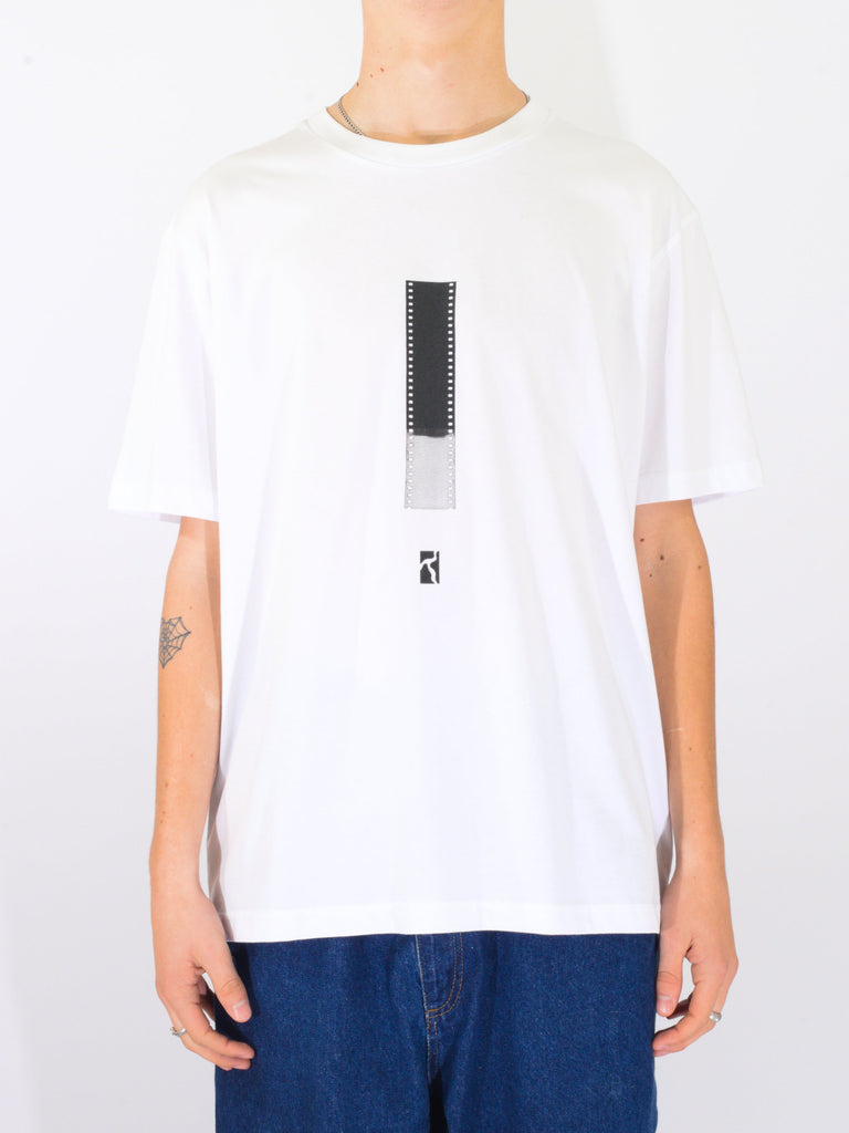 Poetic Collective - Film Strip - Tee - Heavyweight Cotton - White Tee Fast Shipping