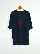 M poetic collective - poem tee - navy blue medium last one navy blue t-shirt