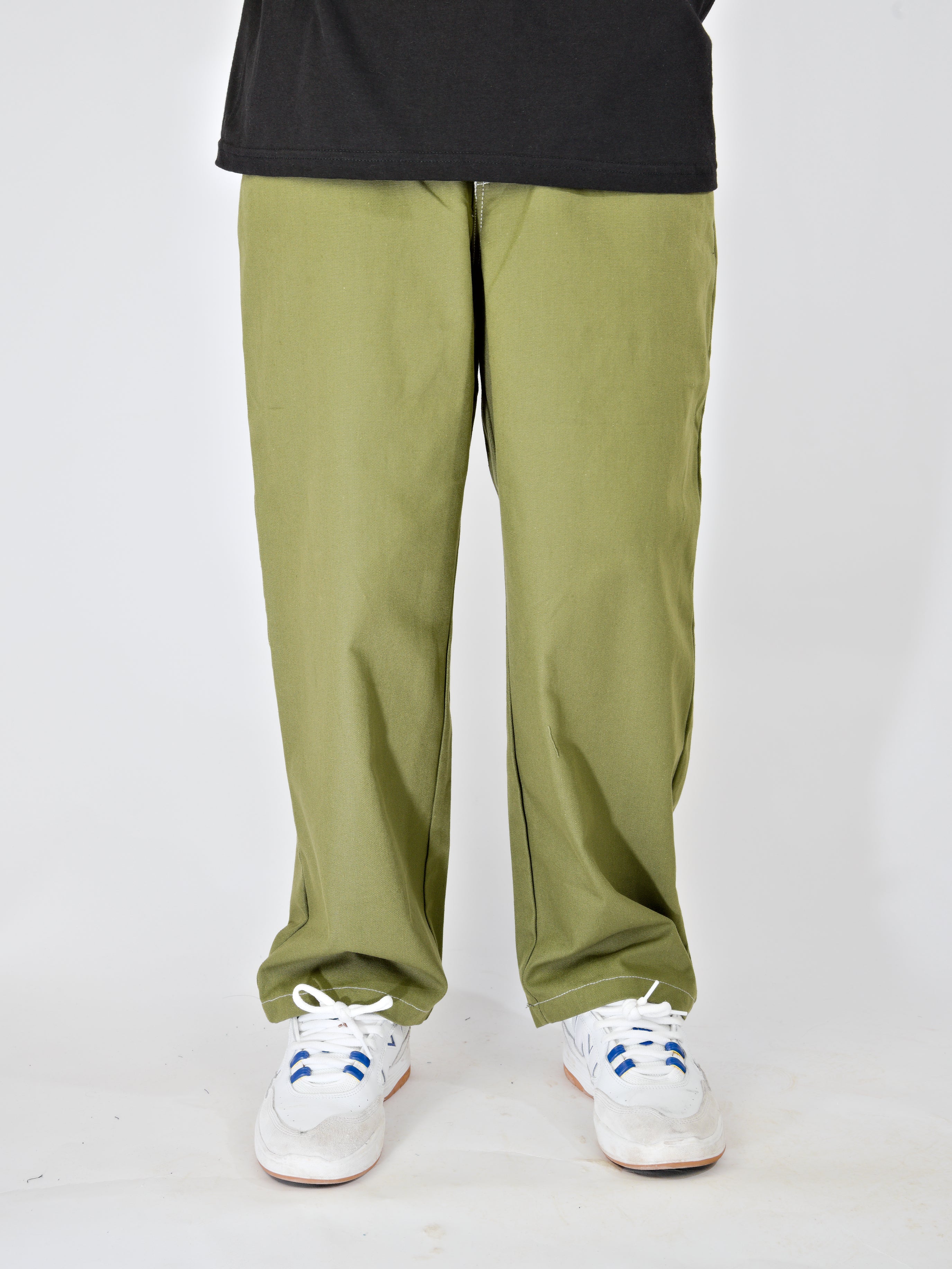 Poetic collective sculptor pants olive canvas pair light green