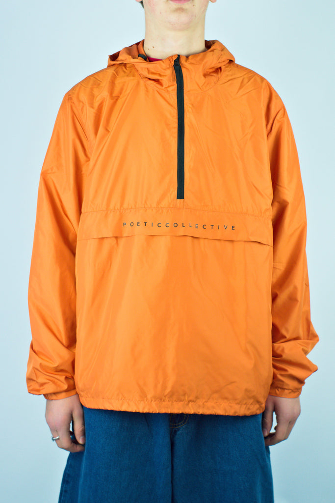 Poetic Collective - Windbreaker Orange Jackets Fast Shipping Grind Supply Co Online Skateboard Shop