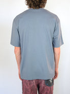 Poetic collective - world tee - grey plain gray short-sleeved