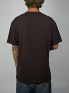 Polar skate co - family affair tee shirt - heavyweigt chocolate brown cotton