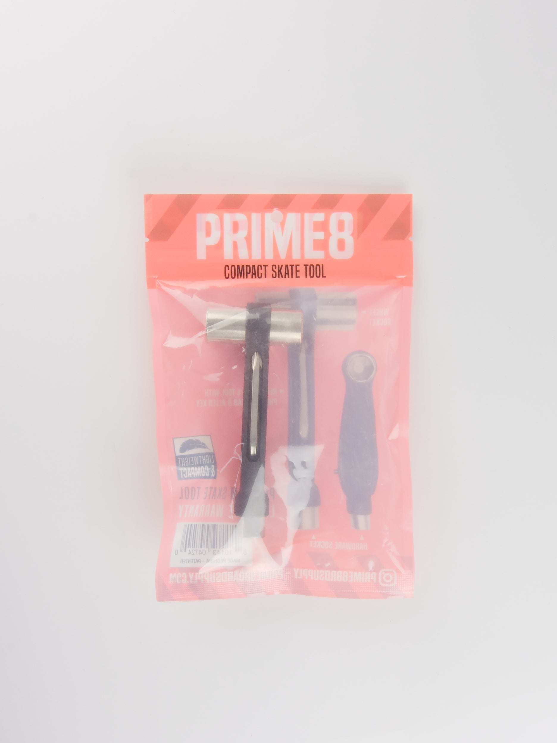 Prime8 - compact skate tool - lifetime warantee