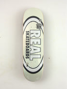 Real skateboards - classic oval team skateboard deck - 8.38 white