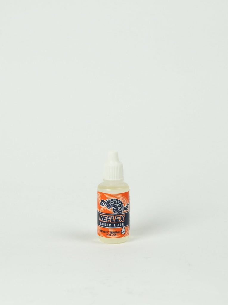 Reflex Speed Lube 15ml bottle with orange label for speed cubes and bearing oil use