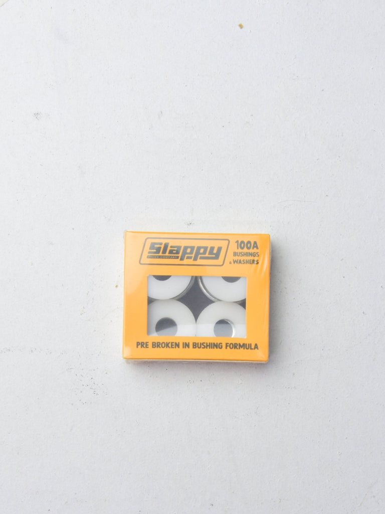 Yellow box of Slappy skateboard bearings.
