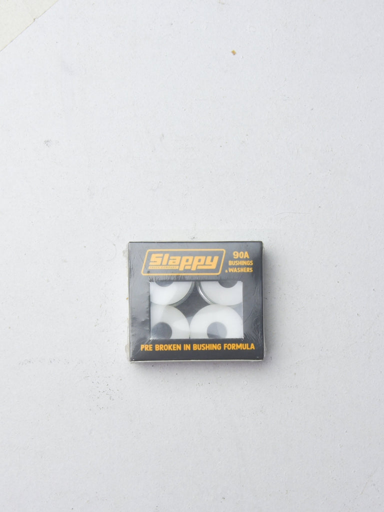 Slappy skateboard bearings in a black and gold box.